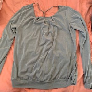 Open backed long sleeve